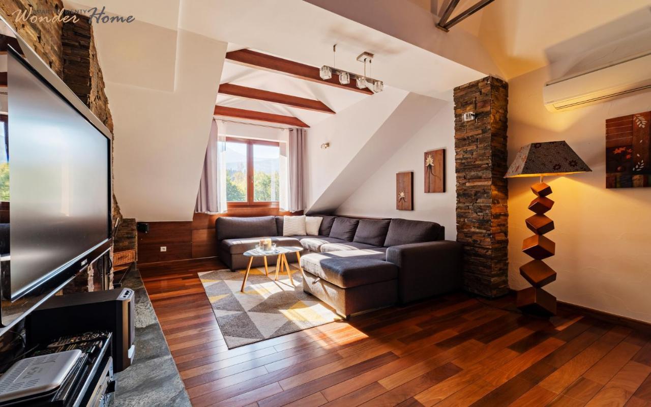 Wonder - Cud Malina Z Kominkiem, Klimatyzacja I Widokiem Na Karkonosze, Blisko Centrum, Stoku, Restauracji, Aquaparku Appartamento